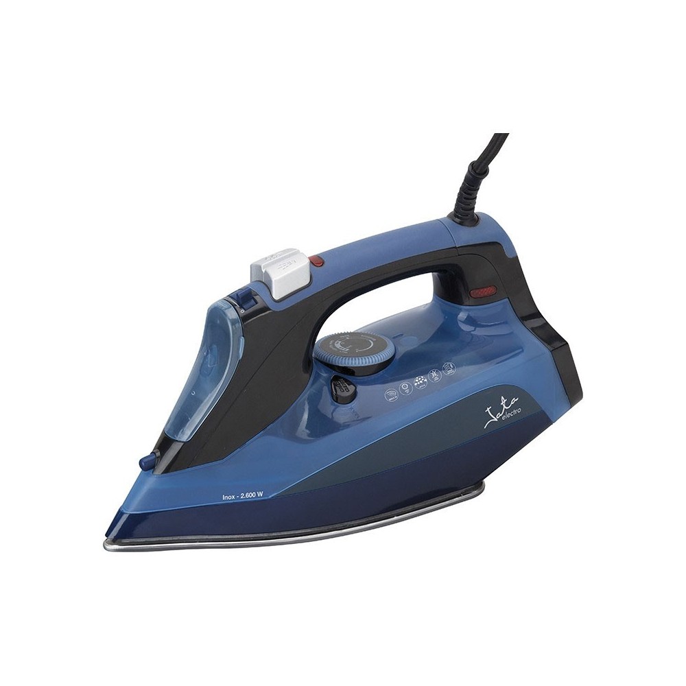 JATA PL501N plancha Plancha a vapor Suela de acero inoxidable Negro