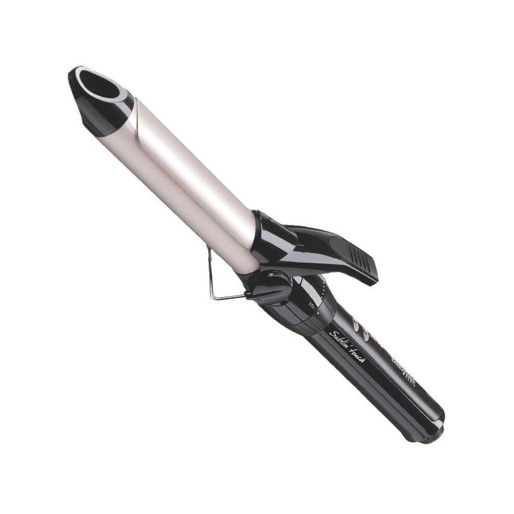 BaByliss Pro 180 32mm Rizador de pelo Negro, Rosa
