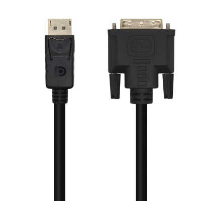 AISENS Cable Conversor DisplayPort A DVI, DPM-DVIM, Negro, 3.0m