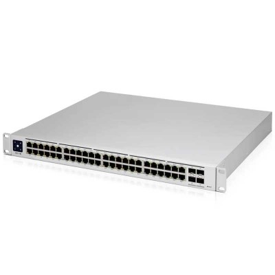 Ubiquiti UniFi Pro 48-Port PoE Gestionado L2L3 Gigabit Ethernet (101001000) Energía sobre Ethernet (PoE) 1U Plata