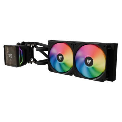 Nfortec NF-SFAN-SEDNA-240-BLACK sistema de refrigeración para ordenador Procesador Sistema de refrigeración líquida todo en uno