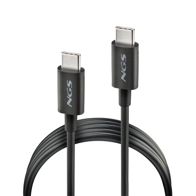 NGS ZYRO 60W-1 cable USB USB 2.0 1 m USB C Negro