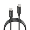 NGS ZYRO 60W-1 cable USB USB 2.0 1 m USB C Negro