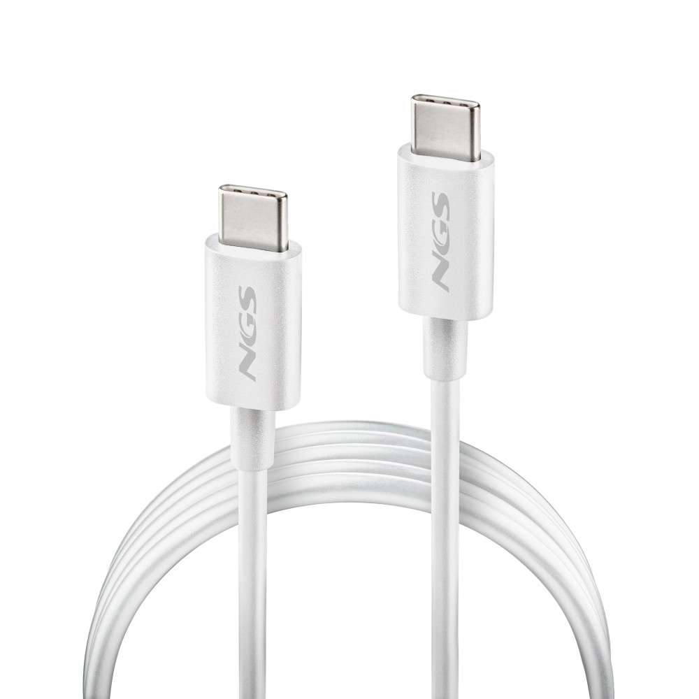 NGS ZYRO 60W-1 cable USB USB 2.0 1 m USB C Blanco