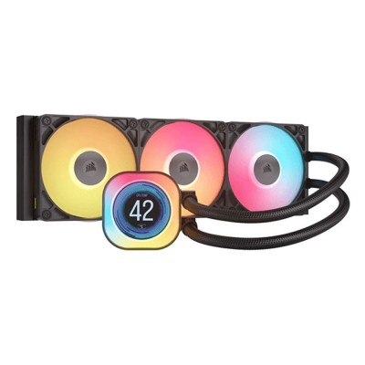 Corsair iCUE LINK TITAN 360 RX LCD Procesador Refrigerador de aire 12 cm Negro 1 pieza(s)