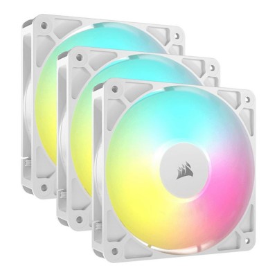 Corsair RS120 ARGB Carcasa del ordenador Ventilador 12 cm Blanco 3 pieza(s)