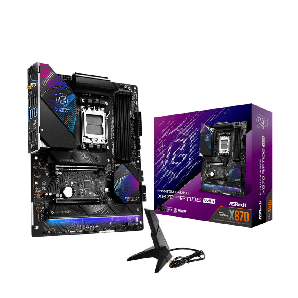 Asrock X870 Riptide WiFi AMD X870 Zócalo AM5 ATX