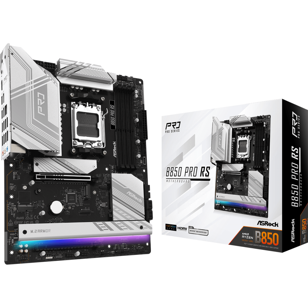 Asrock B850 Pro RS AMD B850 Zócalo AM5 ATX