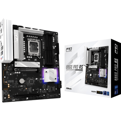 Asrock B860 Pro RS Intel B860 LGA 1851 (Socket V1) ATX