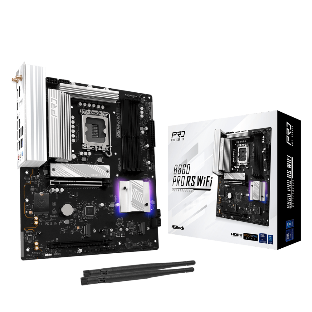 Asrock B860 Pro RS WiFi Intel B860 LGA 1851 (Socket V1) ATX