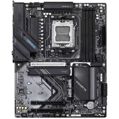 GIGABYTE X870 GAMING WIFI6 Placa Base - Compatible con CPUs AMD Ryzen 9000, 8+2+2 fases VRM, hasta 8000MHz DDR5 (OC), 1xPCIe 5.