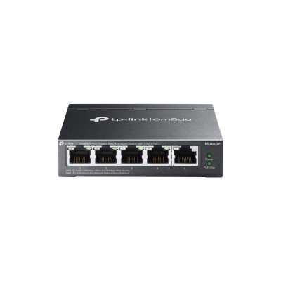 TP-Link Omada ES205G Gestionado Gigabit Ethernet (101001000) Energía sobre Ethernet (PoE) Negro