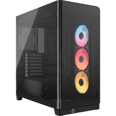 Corsair 4500X RS-R ARGB Tempered Glass Mid-Tower, Black Midi Tower Negro