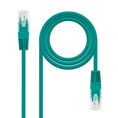 Nanocable 10.20.0401-GR cable de red Verde 1 m Cat6e UUTP (UTP)