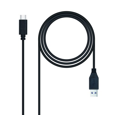 Nanocable Cable USB 3.1 Gen2 10Gbps 3A, tipo USB-CM-AM, negro, 0.5 m