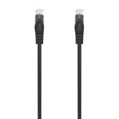 AISENS Cable de Red Latiguillo RJ45 LSZH Cat.6A 500 Mhz UTP AWG24, Negro, 30CM