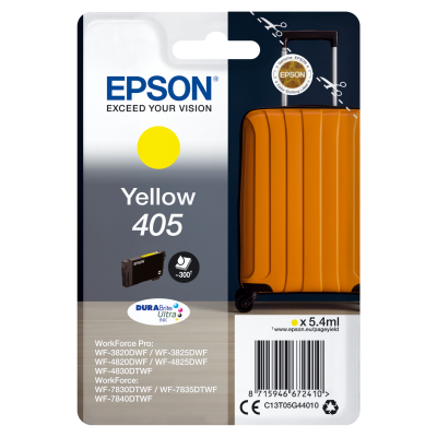 Epson Singlepack Yellow 405 DURABrite Ultra Ink