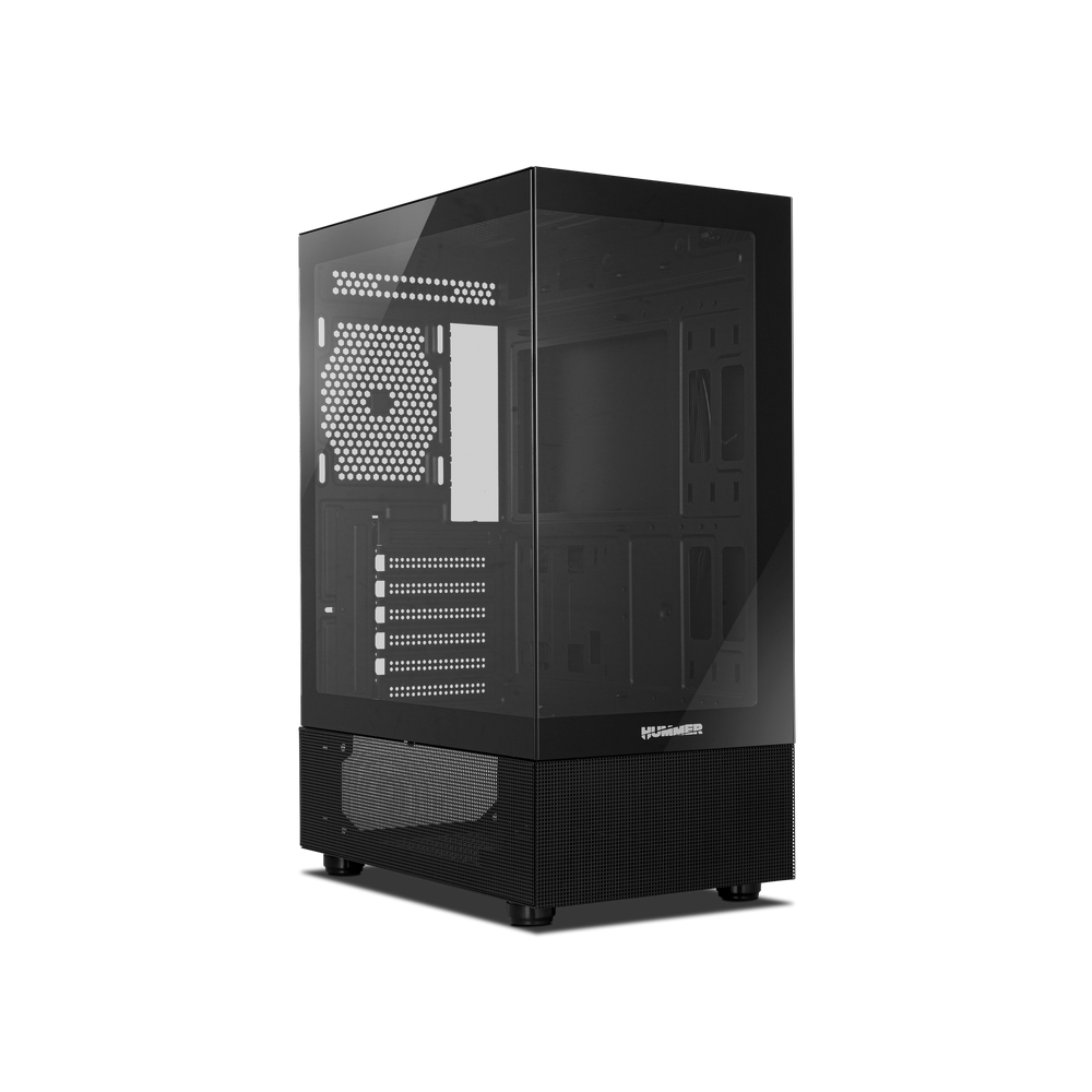 NOX NXHUMMERVSNBK carcasa de ordenador Midi Tower Negro