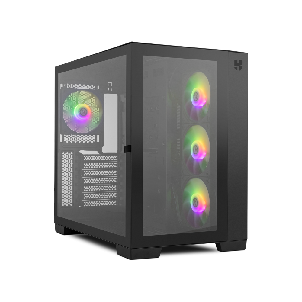 NOX Hummer Astra Midi Tower Negro