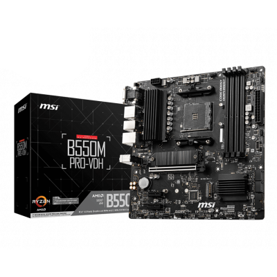 MSI B550M PRO-VDH placa base AMD B550 Zócalo AM4 micro ATX