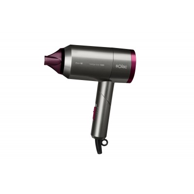 Solac Hair&Go Ionic secador 2000 W Gris, Púrpura