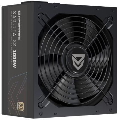Nfortec NF-PSU-SAGITTAX2-FM-1000W unidad de fuente de alimentación 20+4 pin ATX ATX