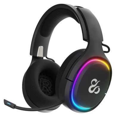 Newskill Gaming NS-HS-ATONV2 auricular y casco Auriculares Inalámbrico y alámbrico Diadema Juego Negro