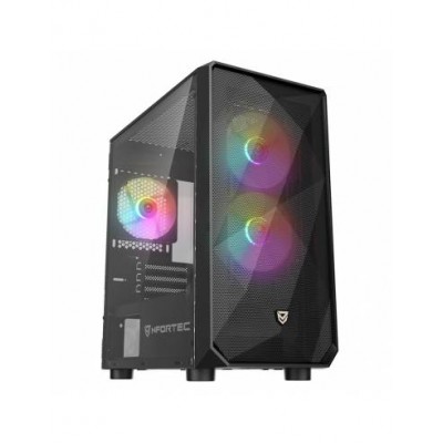 Nfortec NF-CS-DYS-B carcasa de ordenador Torre Negro