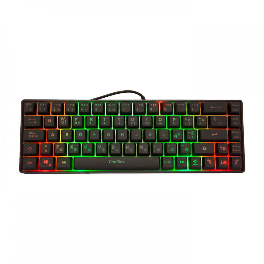 CoolBox GAMING TECLADO COMPACTO 65% TM065 RGB