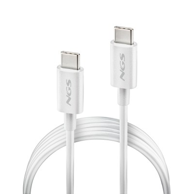 NGS ZYRO 60W-1 cable USB USB 2.0 1 m USB C Blanco