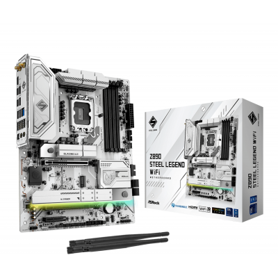 Asrock Z890 Steel Legend WiFi Intel Z890 LGA 1851 (Socket V1) ATX