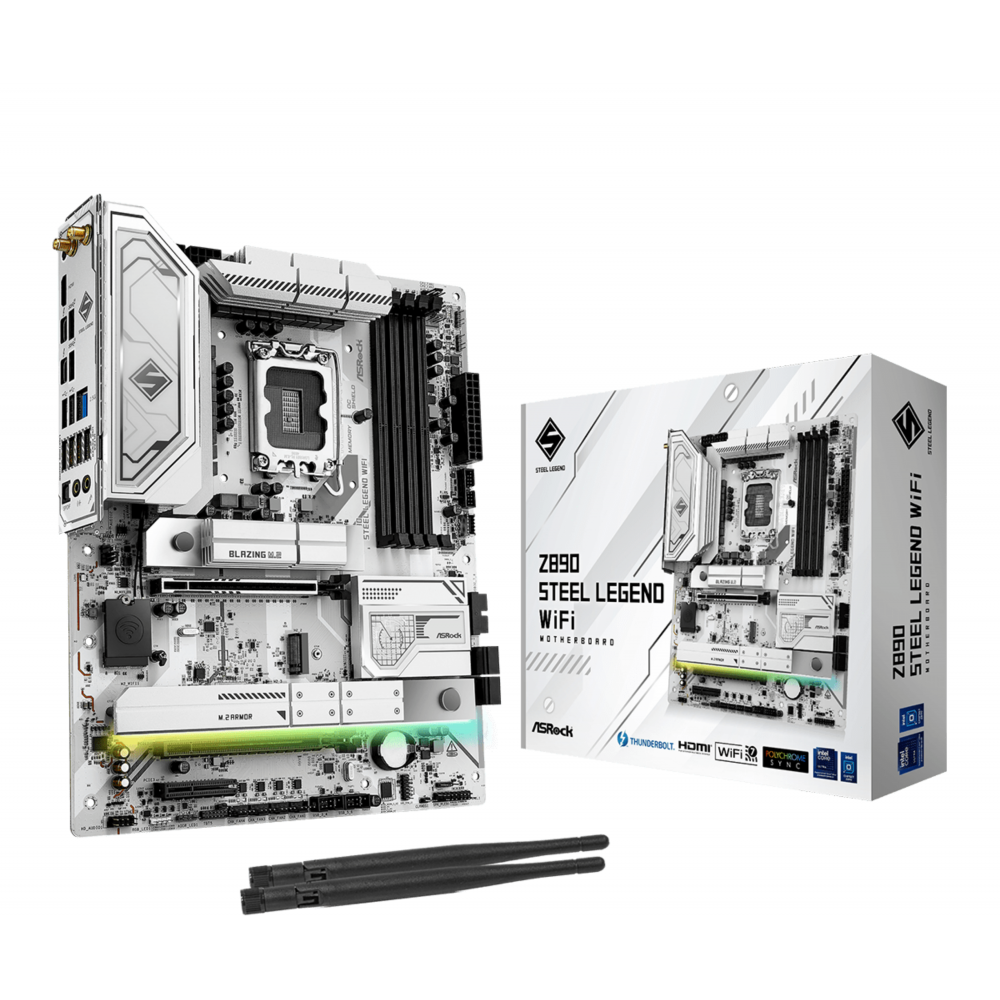 Asrock Z890 Steel Legend WiFi Intel Z890 LGA 1851 (Socket V1) ATX