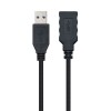 Nanocable Cable USB 3.0, Tipo AM-AH, Negro, 3.0 M