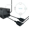 Nanocable CABLE ADAPTADOR C14M a CEE7H, 25 CM